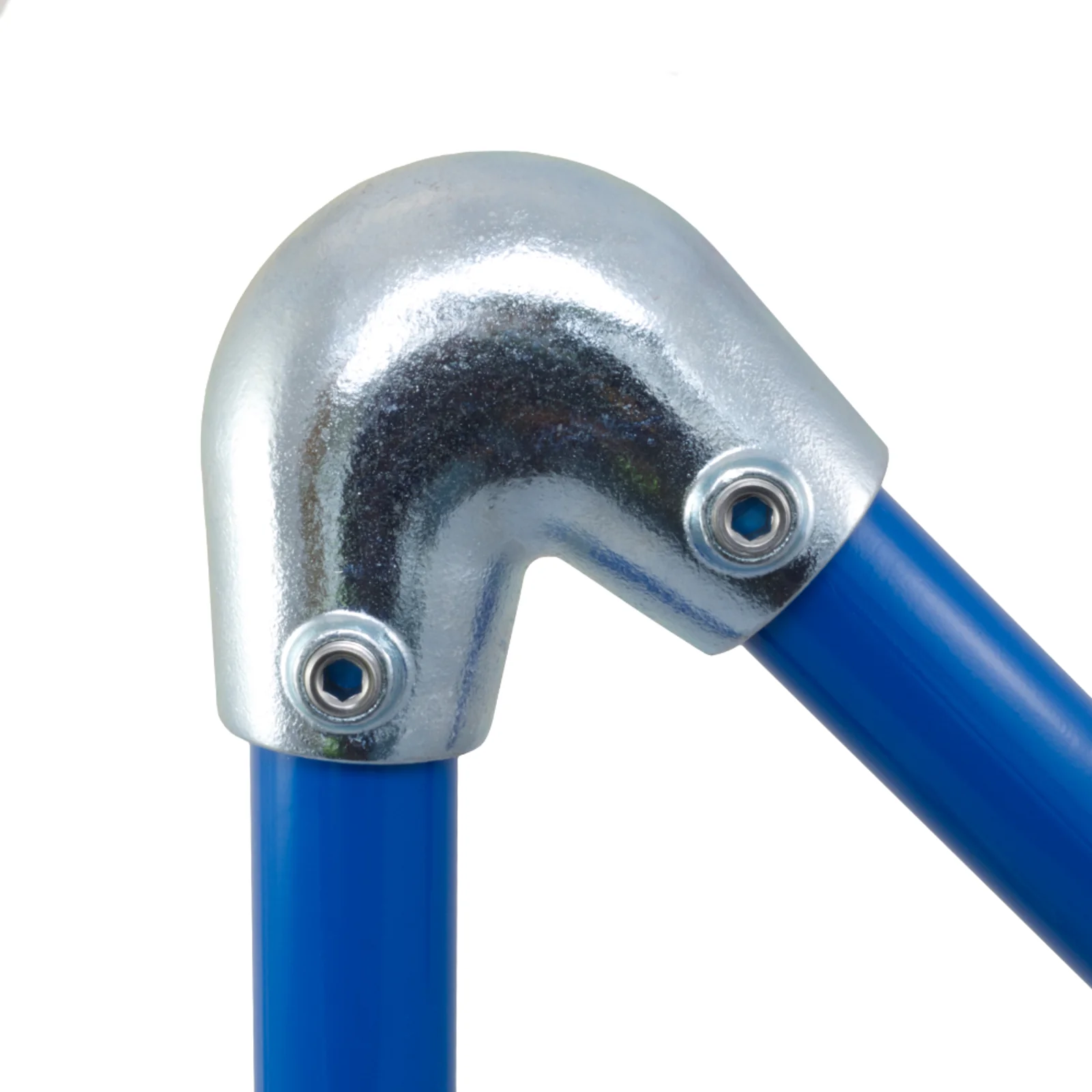 Acute Angle Elbow 40° to 70° for Galvanised Pipe (Interclamp Code 123) - Image 3
