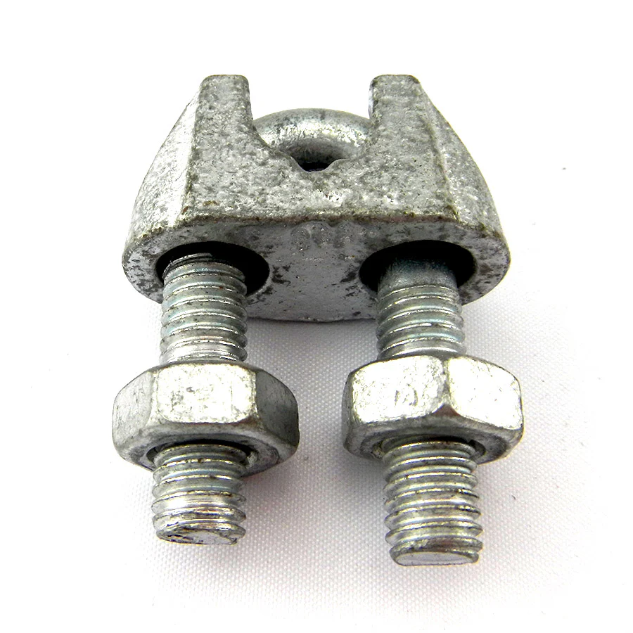 Cable Clamp - Galvanised -  8mm - Image 4