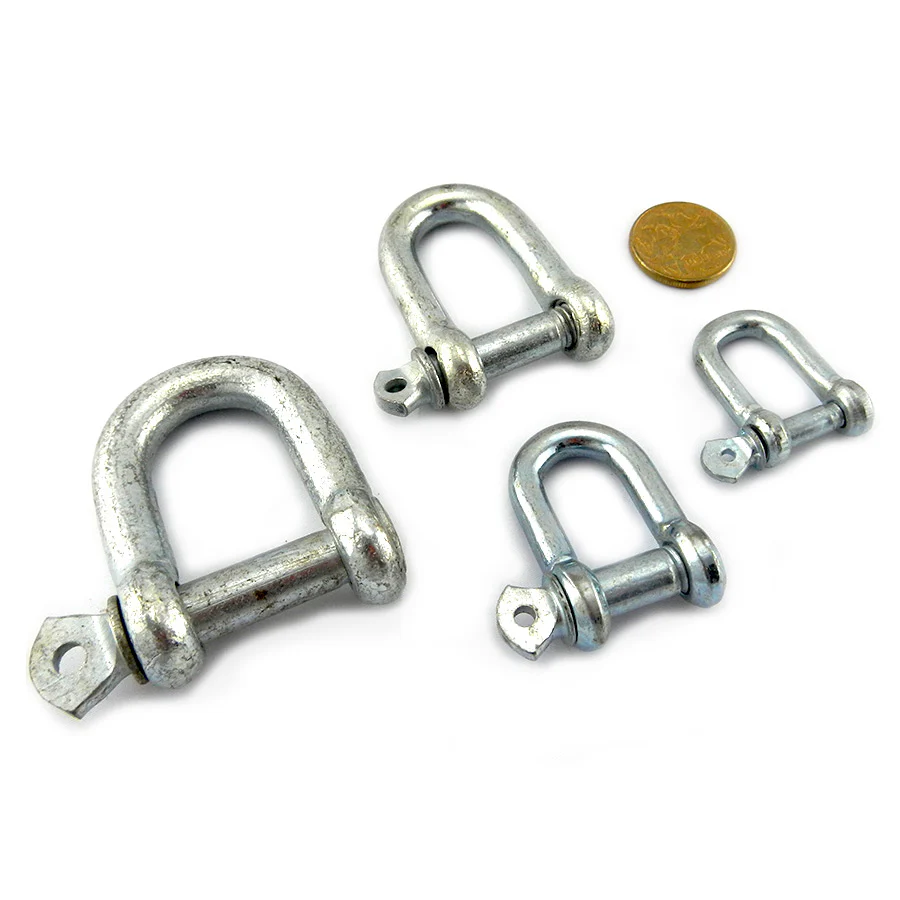 D Shackle - Zinc - 12mm - Image 3