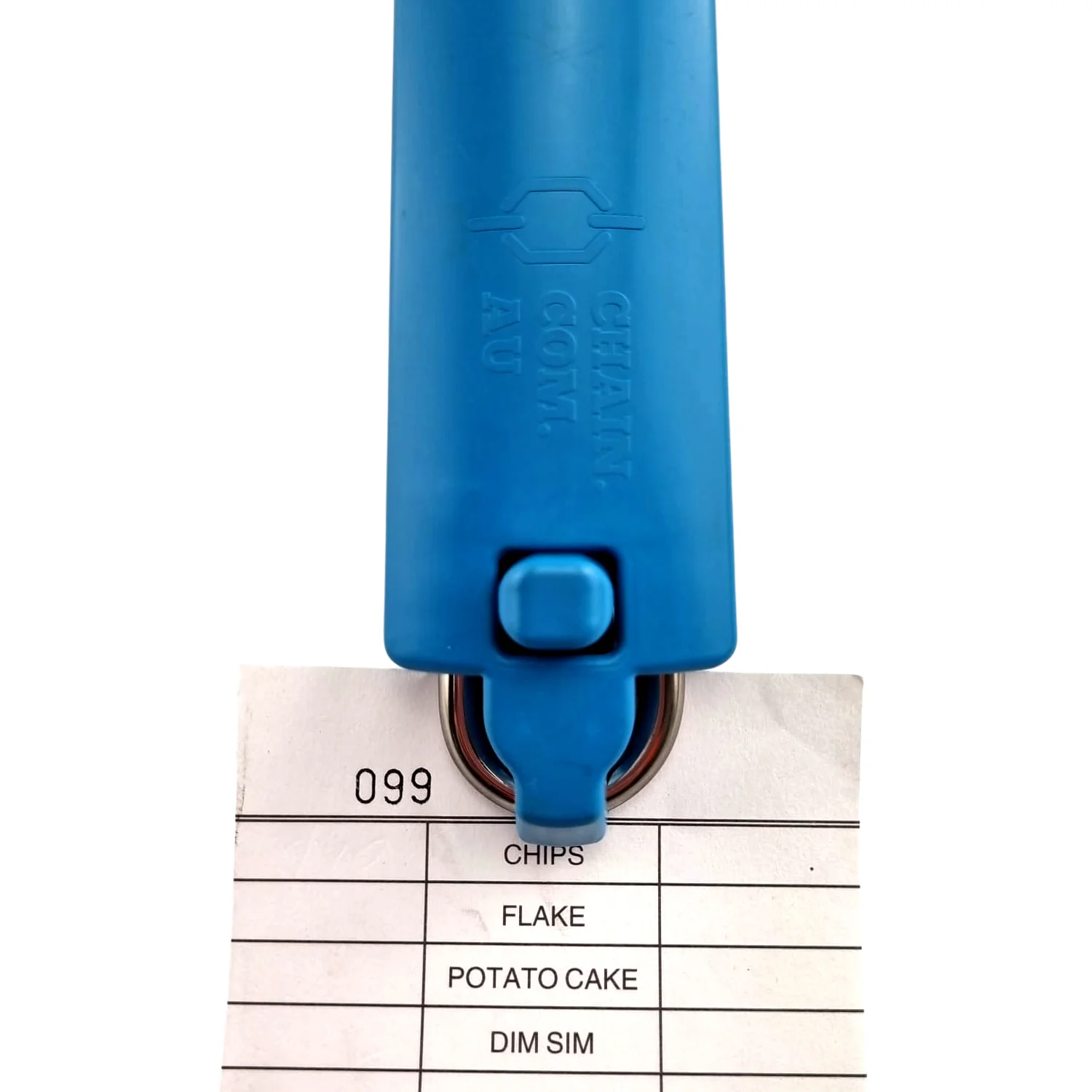 Deep Fryer Basket - Round - Plastic Handle with Docket Clip - Image 4