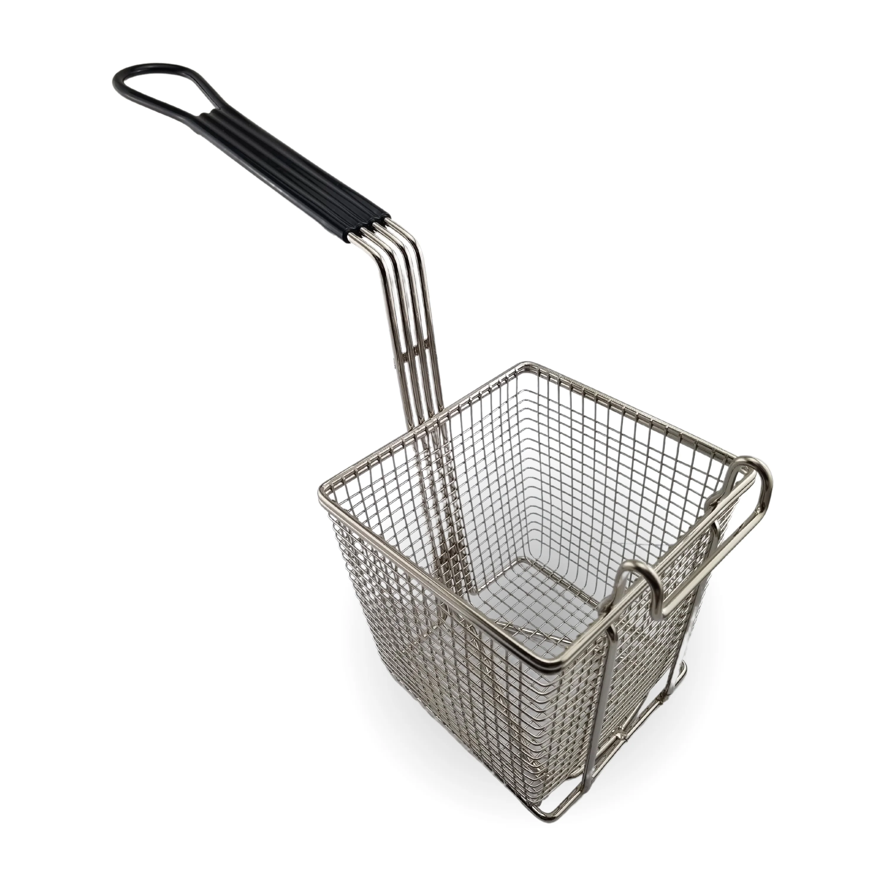 Deep Fryer Basket - Square - Rubber Handle - Image 5