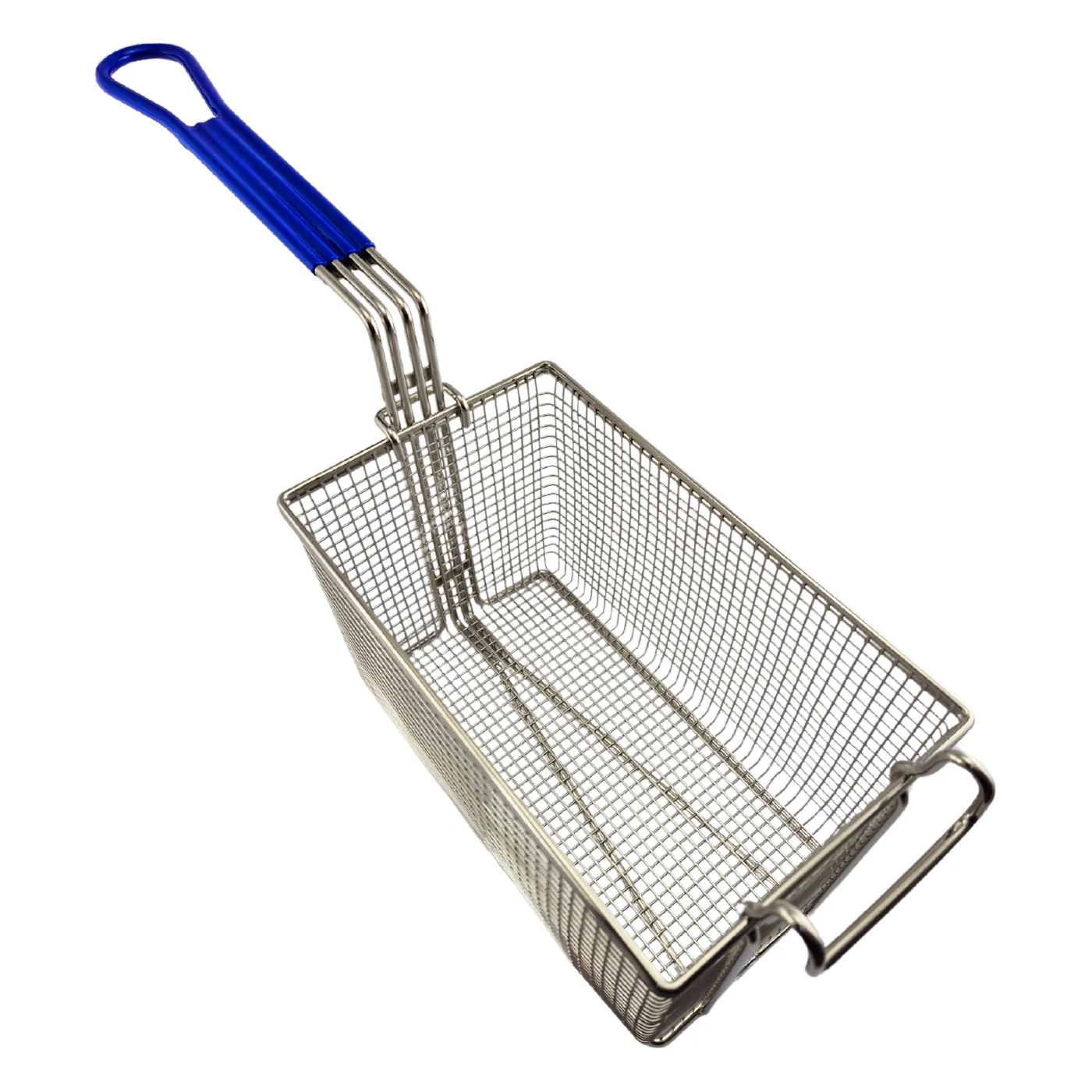 Deep Fryer Basket - Rectangle - Rubber Handle - Image 12