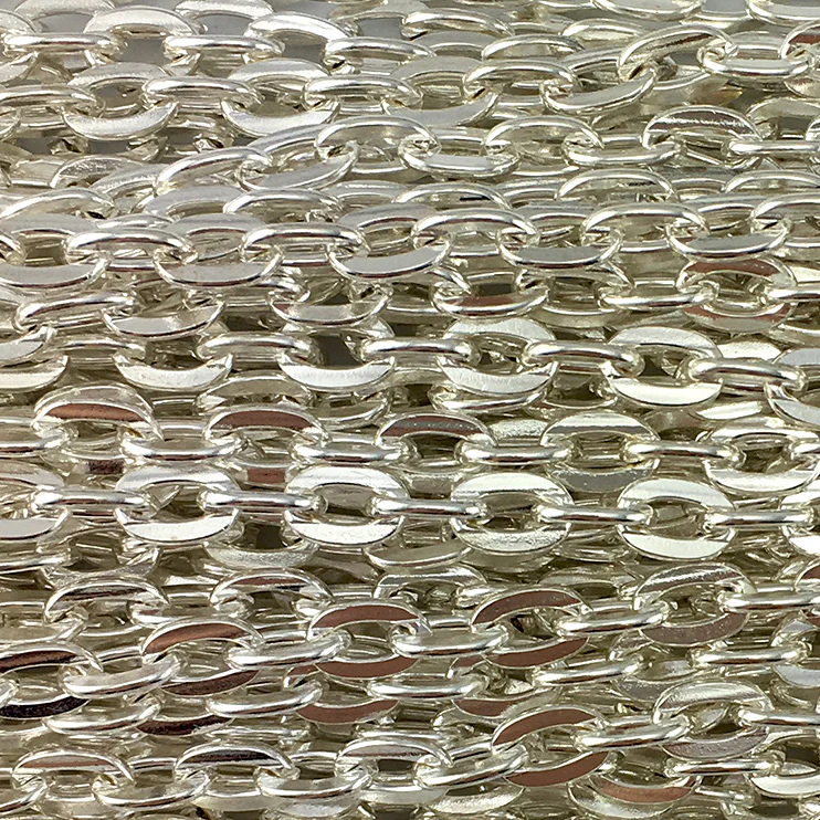 Trace Chain Hammered - Silver Plated -25m - Image 17