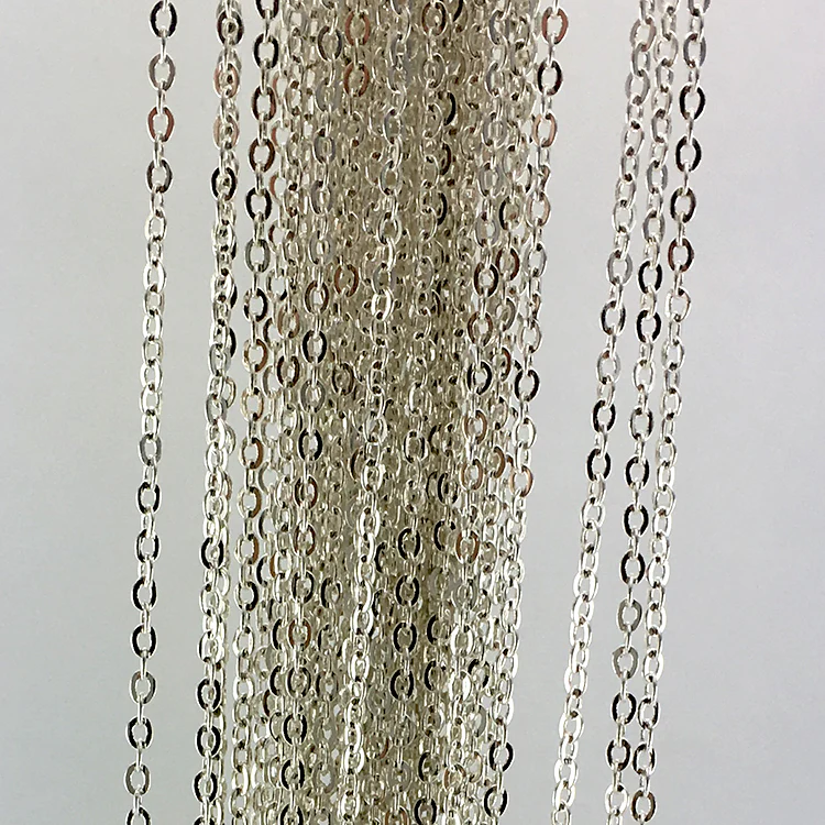 Trace Chain Hammered - Silver Plated -25m - Image 18