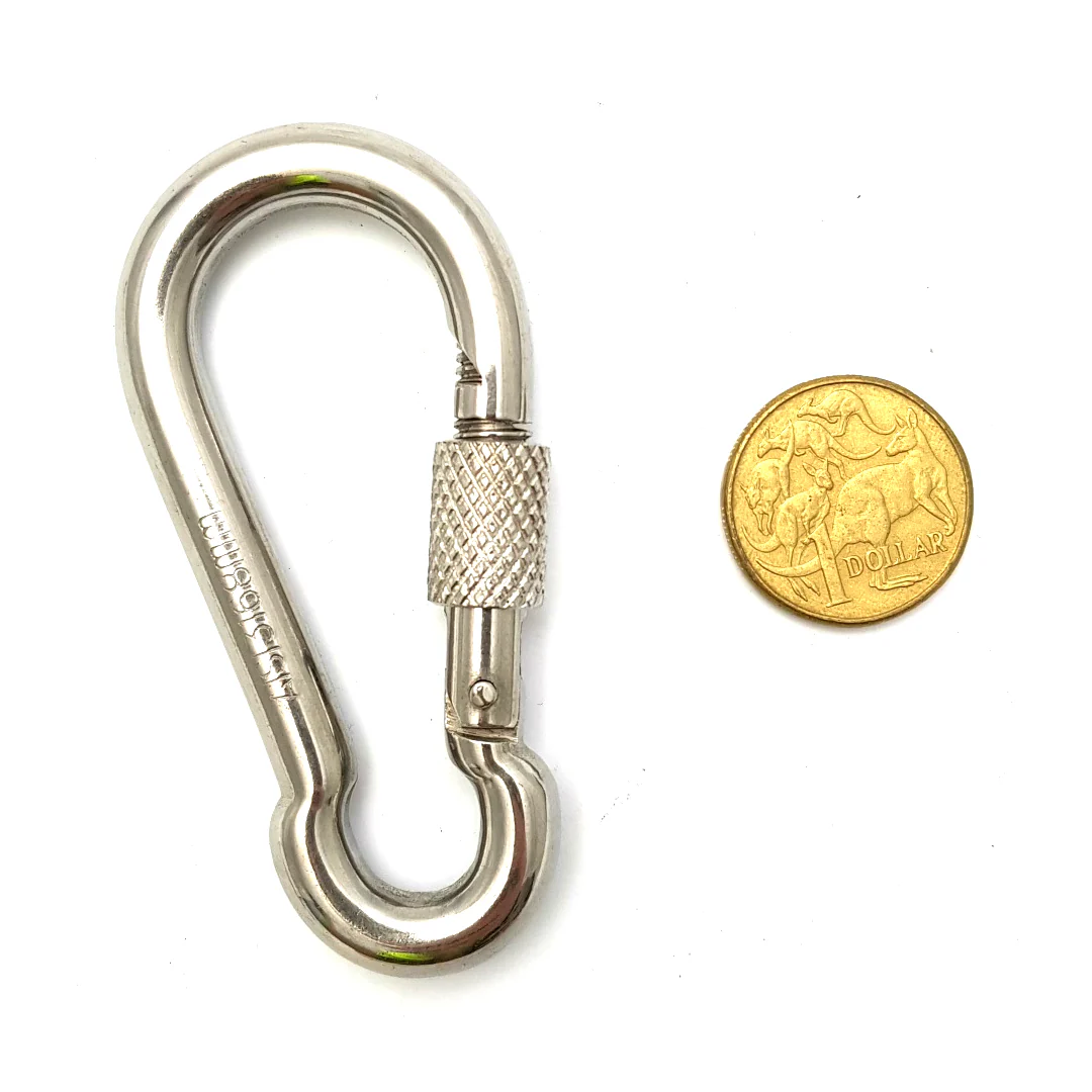 Locking Snap Hook - Stainless Steel - Image 6