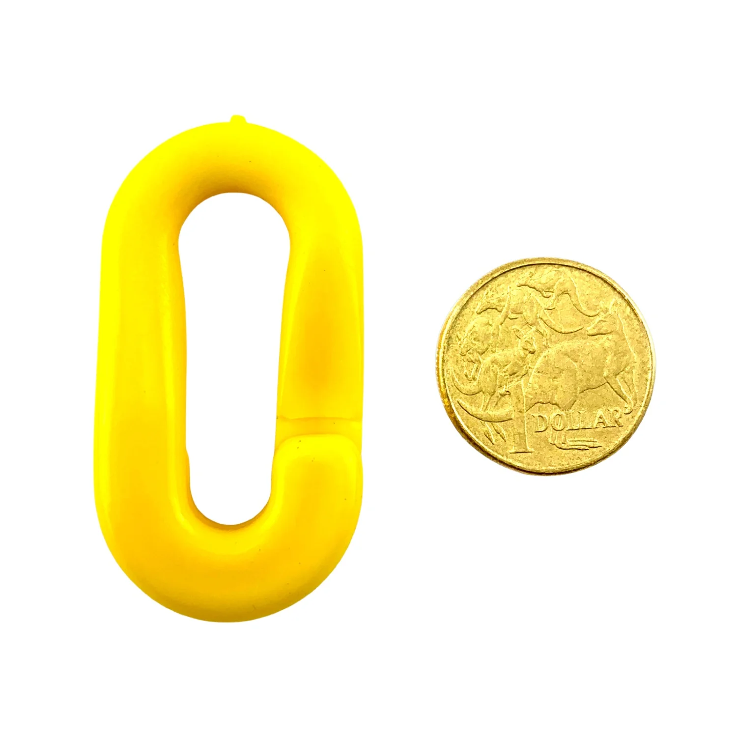 Plastic Chain Connecting Link - Yellow - Image 3