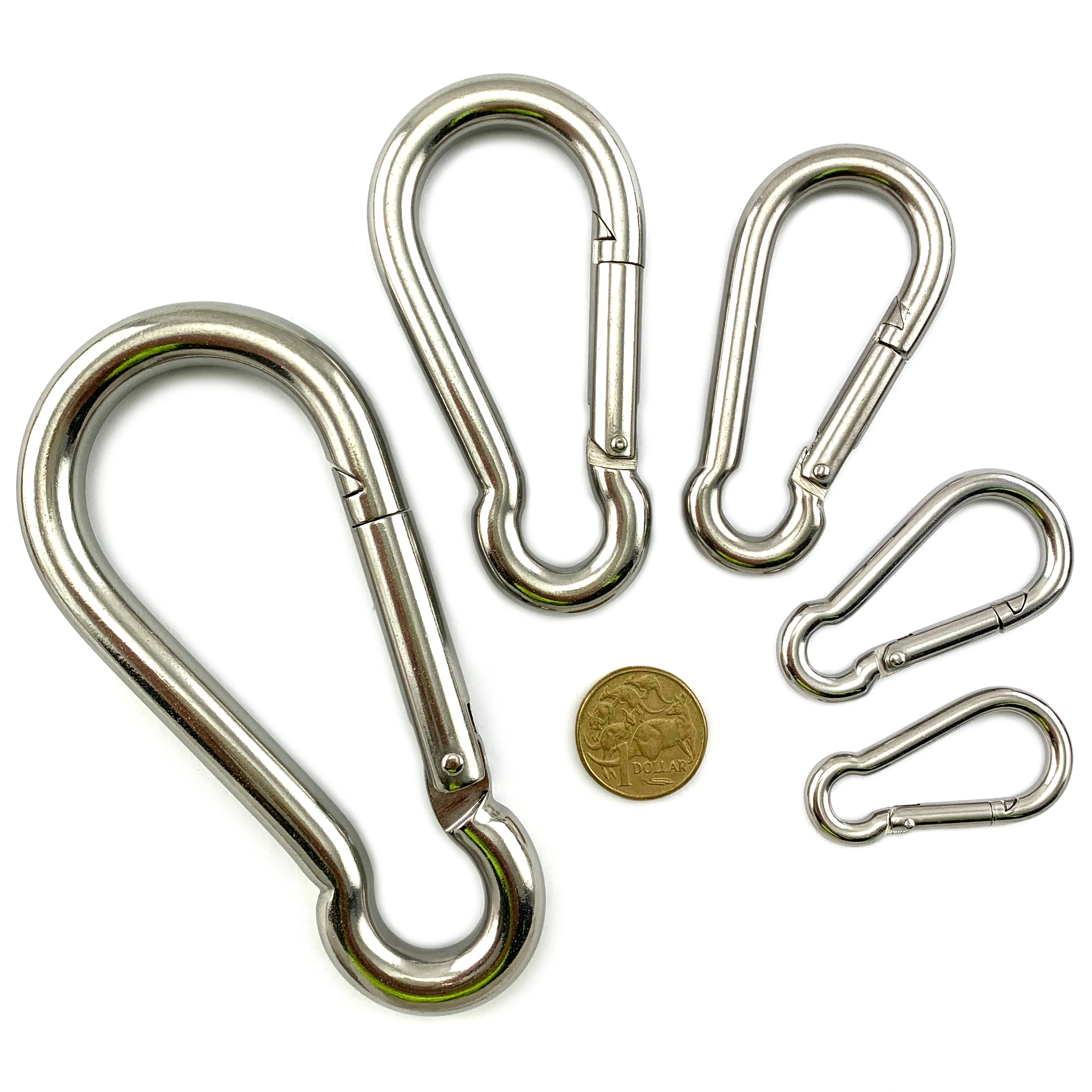 Snap Hook - Stainless Steel - 6mm - Image 3