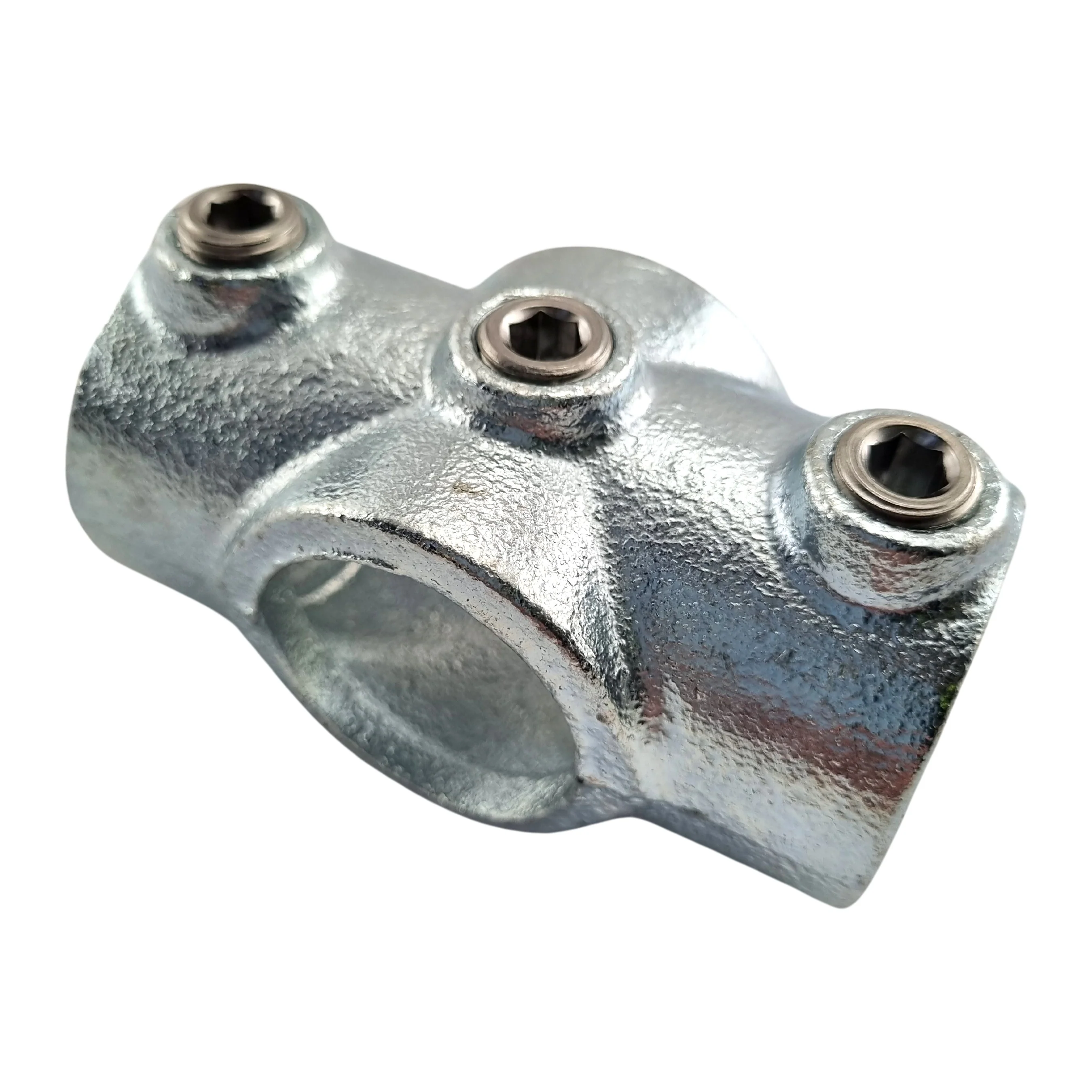 Two Socket Cross for Galvanised Pipe (Interclamp Code 119) - Image 4